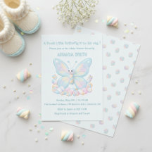 Blå Bomullssocker Fjärils Pojke Baby Shower