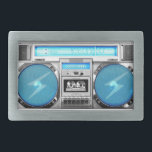 Blå boombox<br><div class="desc">Hej,  den här designen representerar en blå boombox och silvrad,  mycket old school och svalg,  den här roliga och mycket coola designen är gjord för dig!</div>