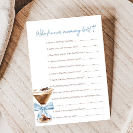 Blå Bowle Espresso Martini Vem Vet Mamma Lek