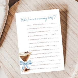 Blå Bowle Espresso Martini Vem Vet Mamma Lek