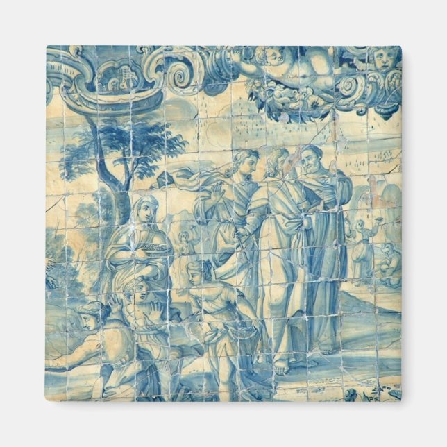 Blå bricka magnet (Framsidan)