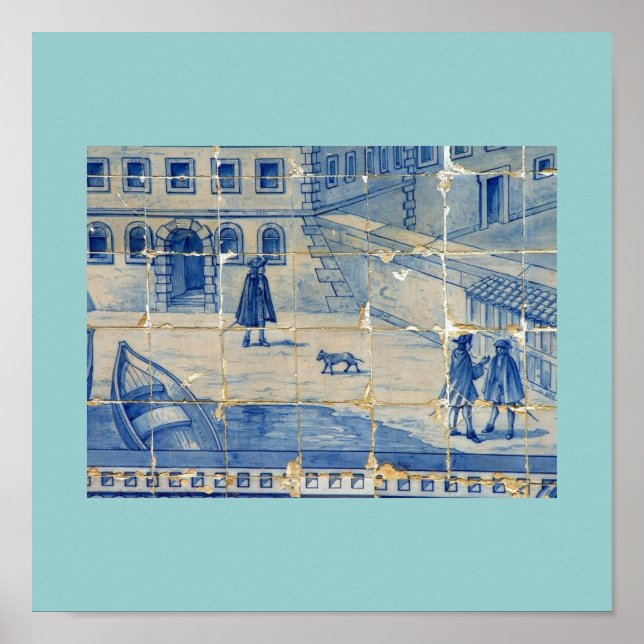 Blå bricka poster (Framsidan)