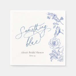 Blå Bröllopsdusch Pappersservett