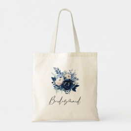 Blå brudtärnas blommor tygkasse