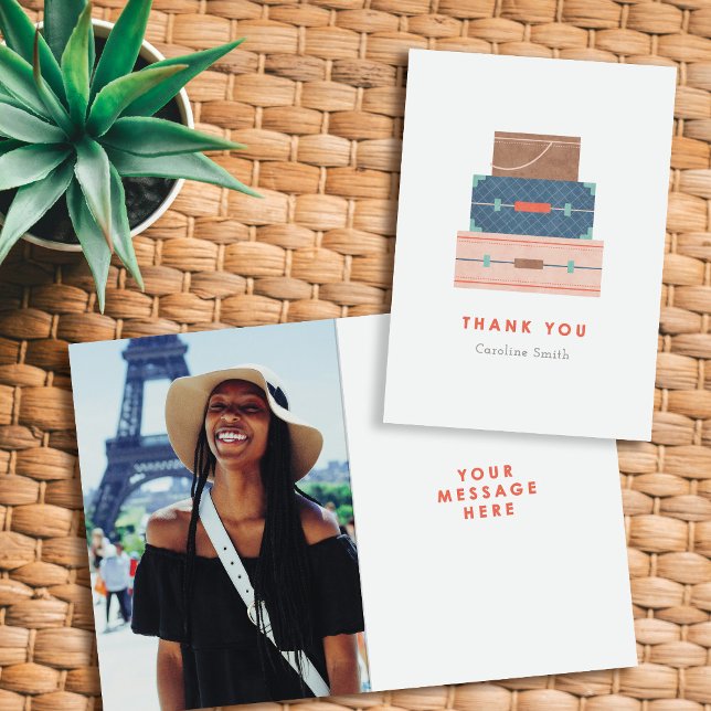 Blå brun rött resgods - tack (Skapare uppladdad)