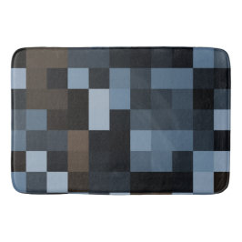 blå, brun, väv, textilier, design, plaid, badrumsmatta