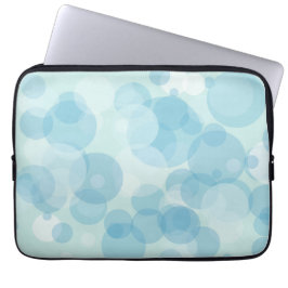Blå bubblor laptop sleeve