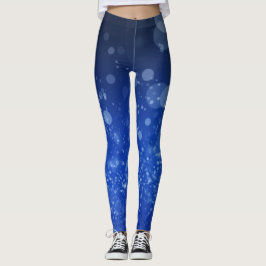 Blå Bubblor Leggings