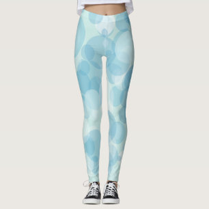 Blå bubblor leggings