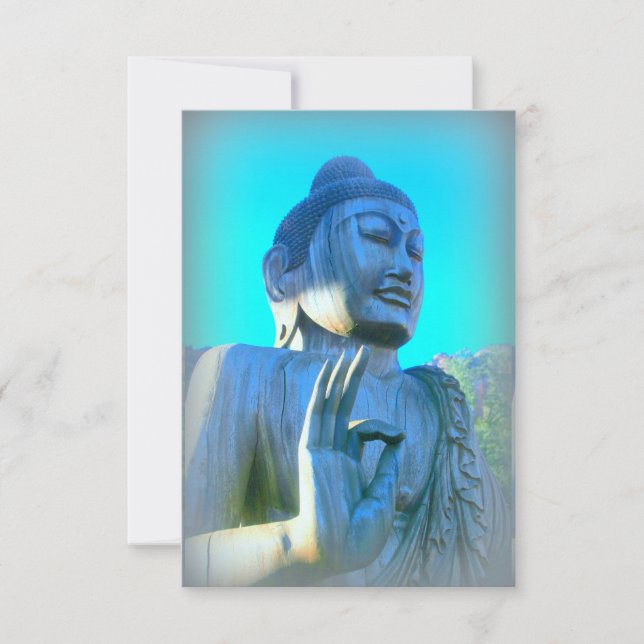 blå buddha (Framsida)