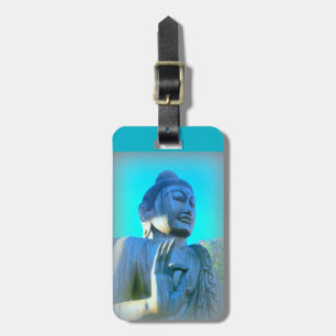 blå buddha bagagebricka