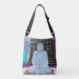 Blå Buddha Crossbody Bag Axelväska