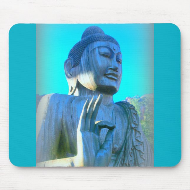 blå buddha musmatta (Framsidan)
