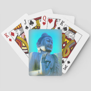 blå buddha spel kort