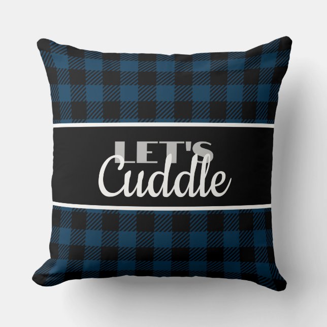 Blå buffalo Play Cuddle Kudde (Framsida)