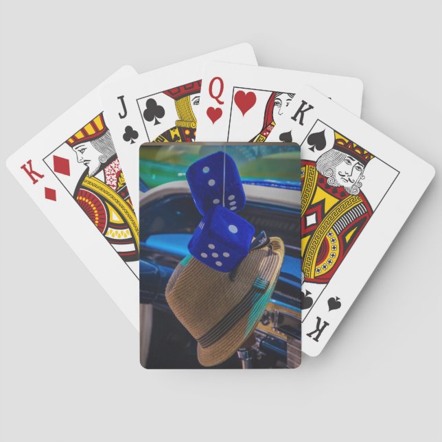 Blå Casinokort (Baksidan)