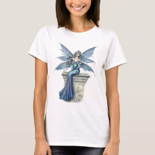 Blå Celeste Gotisk Fe T-shirt