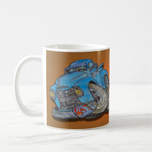 Blå Chevy Lastbil Kaffemugg