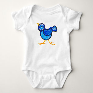 Blå chick t shirt