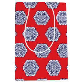 Blå Chinan Stil med varelser