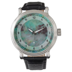 Blå Chrysocolla Jasper Armbandsur