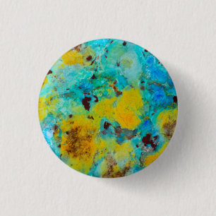 Blå Chrysocolla Jasper Knapp