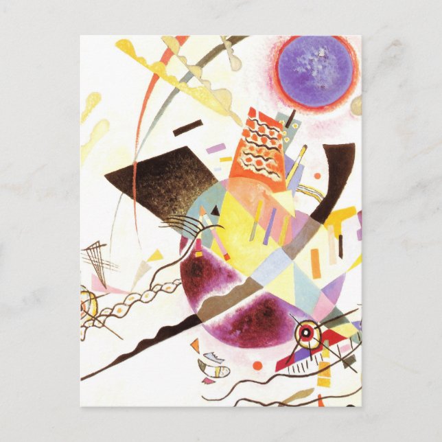 Blå cirkel vykort (Framsida)