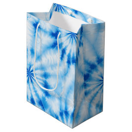 Blå cirklar Tie Dye