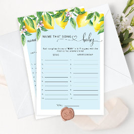 Blå citon namn, sång, babyduschspel