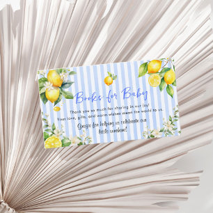 Blå Citrus Citroner Ciao Baby Böcker för Bebis Tilläggskort