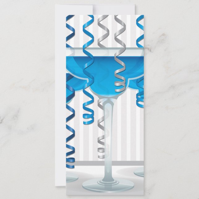 Blå cocktail och band (Framsida)