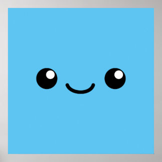 Blå Cutie Poster