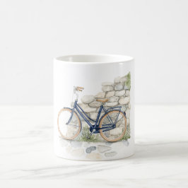 Blå Cykel Cykel Kaffemugg
