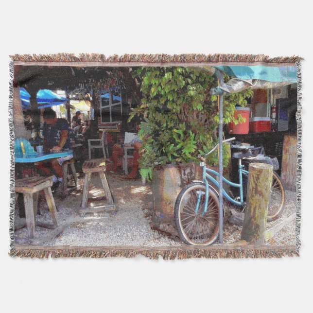 Blå cykel filt (Framsidan)