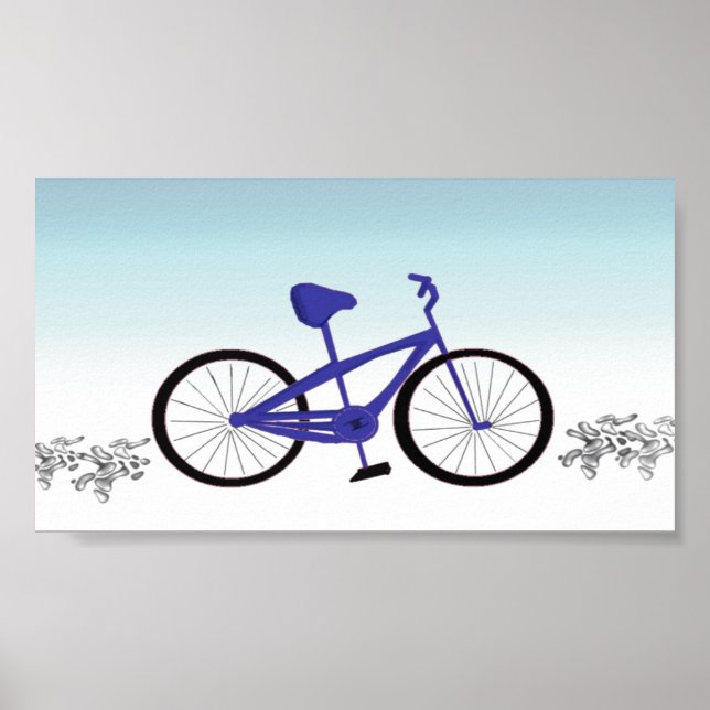 Blå cykel poster (Framsidan)