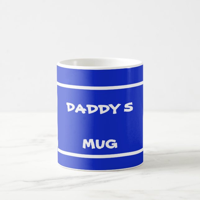 Blå Daddys Mugg med enkelt Royal (Center)