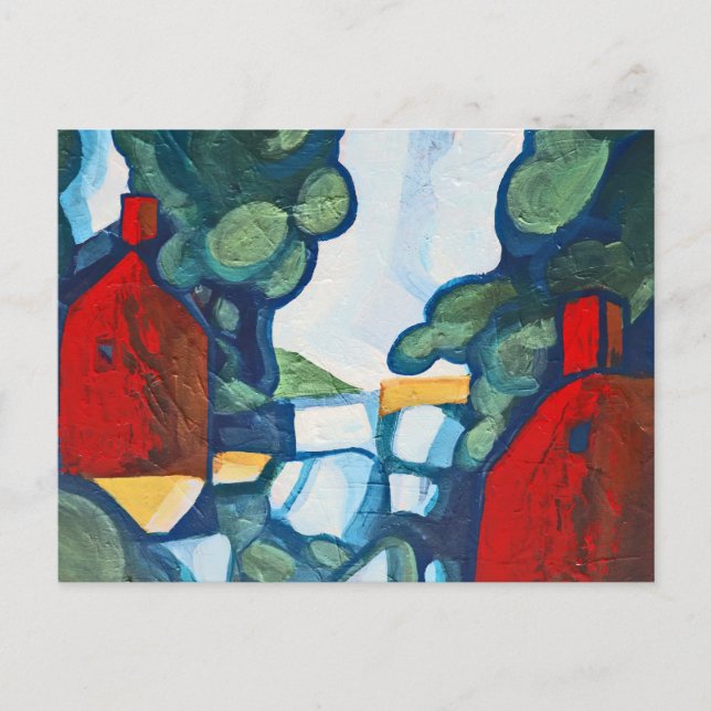 Blå Dag  Vykort (Framsida)