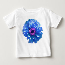 Blå Daisy, blå blommigt, foto T Shirt