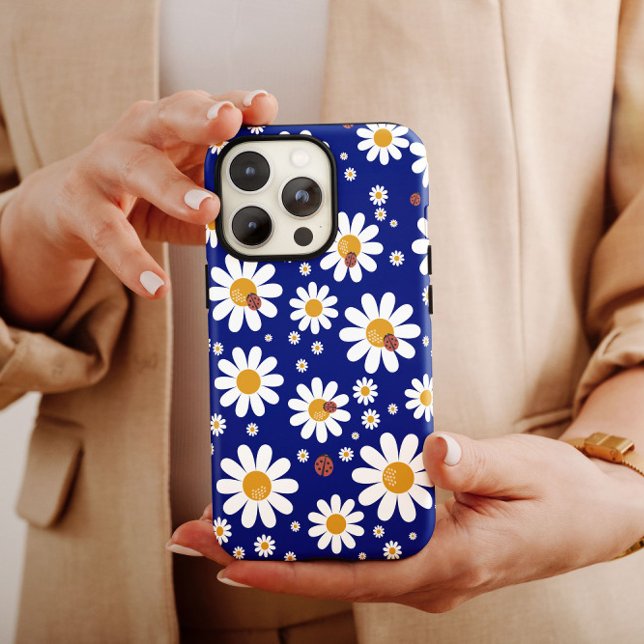 Blå Daisy blomma | iPhone 14 Fodral-Mate (Skapare uppladdad)