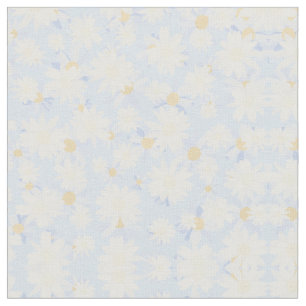 Blå Daisy-blommor i klassblått ljus Tyg