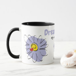 Blå Daisy, Dream Älskare, Valentine Gift Mugg