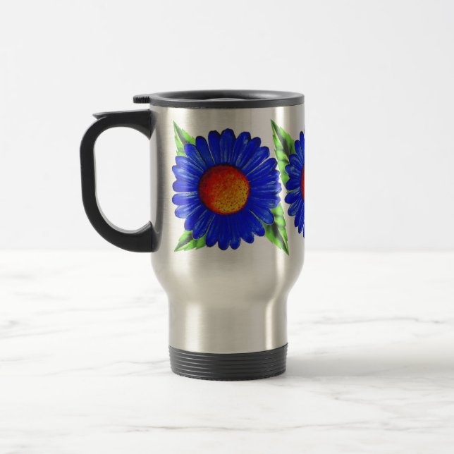 Blå Daisy Resemugg (Vänster)