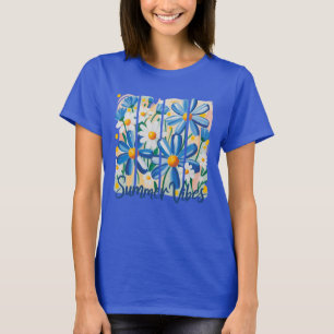 Blå Daisy T Shirt