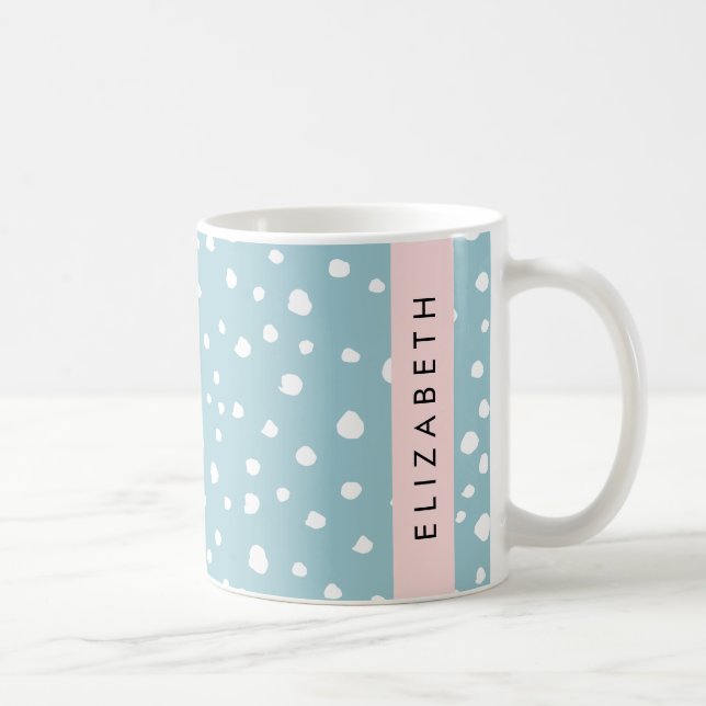 Blå Dalmatiska prickar, Dalmatiska prickar, ditt n Kaffemugg (Höger)