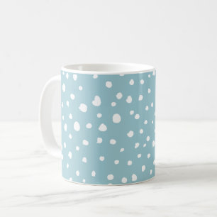 Blå Dalmatiska prickar, Dalmatiska prickar, pricka Kaffemugg