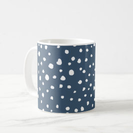 Blå Dalmatiska prickar, Dalmatiska prickar, pricka Kaffemugg