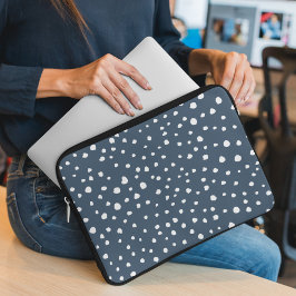 Blå Dalmatiska prickar, Dalmatiska prickar, pricka Laptop Fodral
