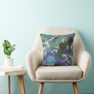 Blå dansöser av Edgar Degas, Vintage Impressionism Kudde
