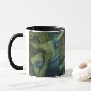 Blå dansöser av Edgar Degas, Vintage Impressionism Mugg
