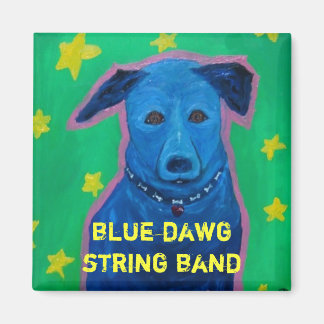 Blå Dawg String Band Magnet